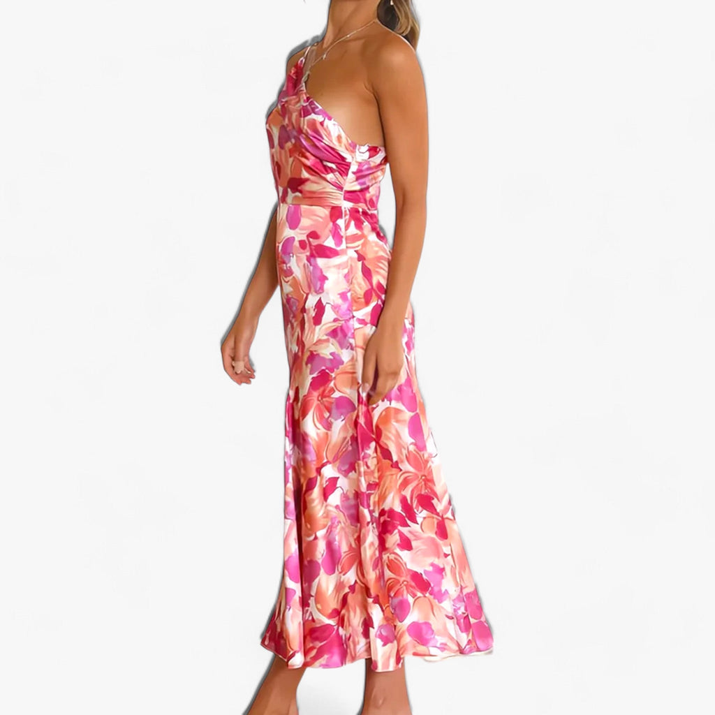 Bedrucktes Kleid - Eleganter Blumen-Charme