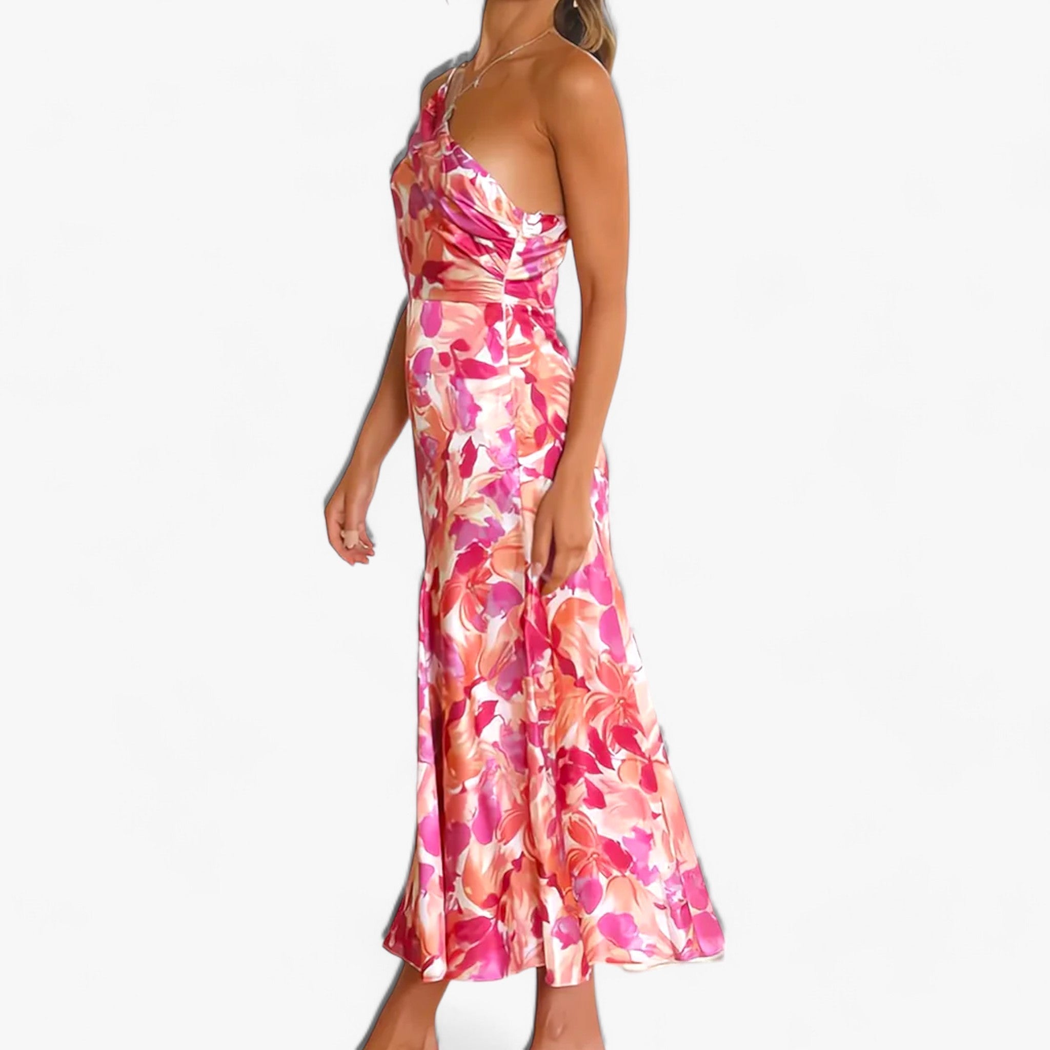 Bedrucktes Kleid - Eleganter Blumen-Charme