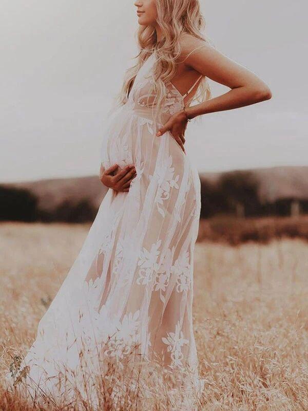 Valenzora | Umstands-Maxikleid