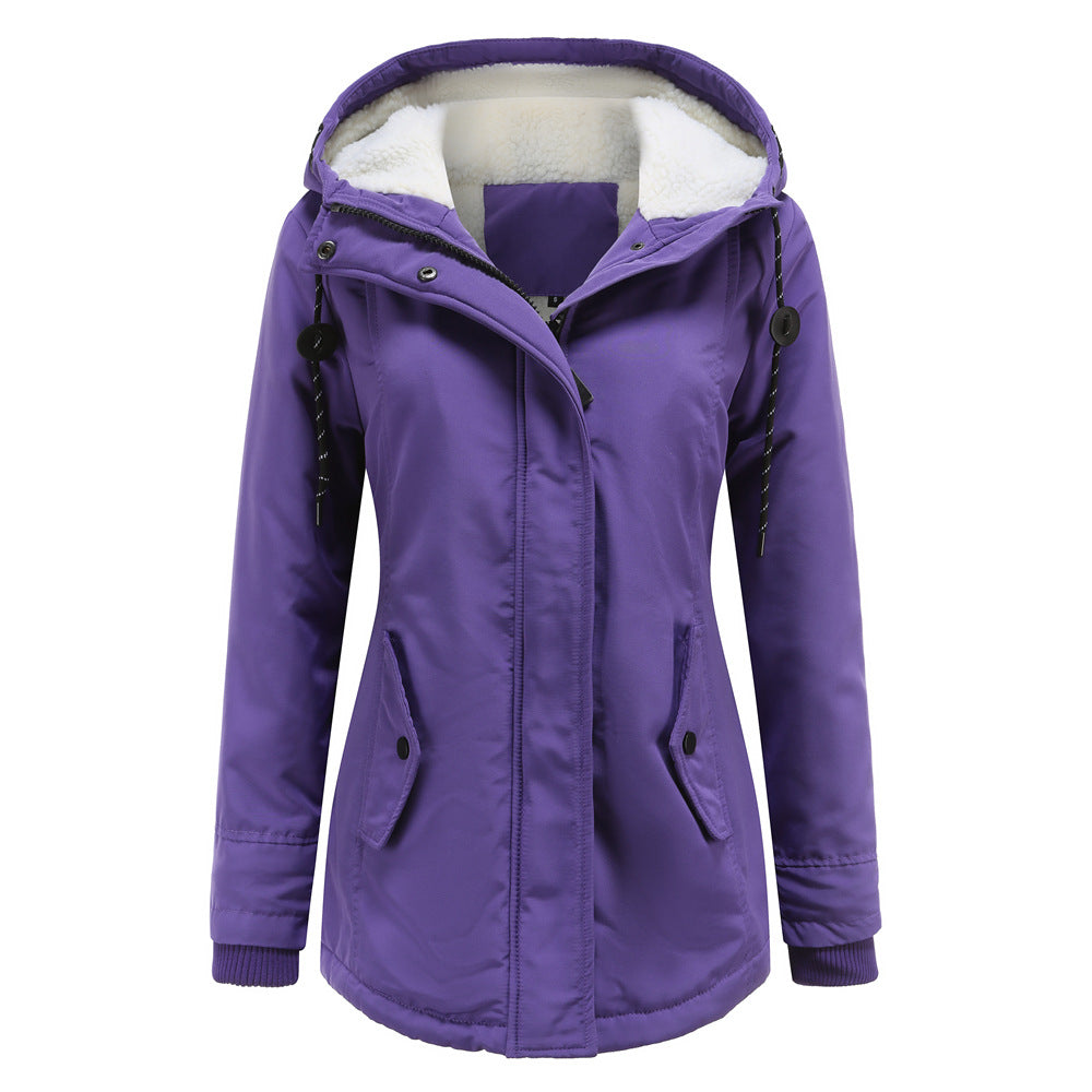 Winterjacke | Warmer Parka mit Kapuze für Damen