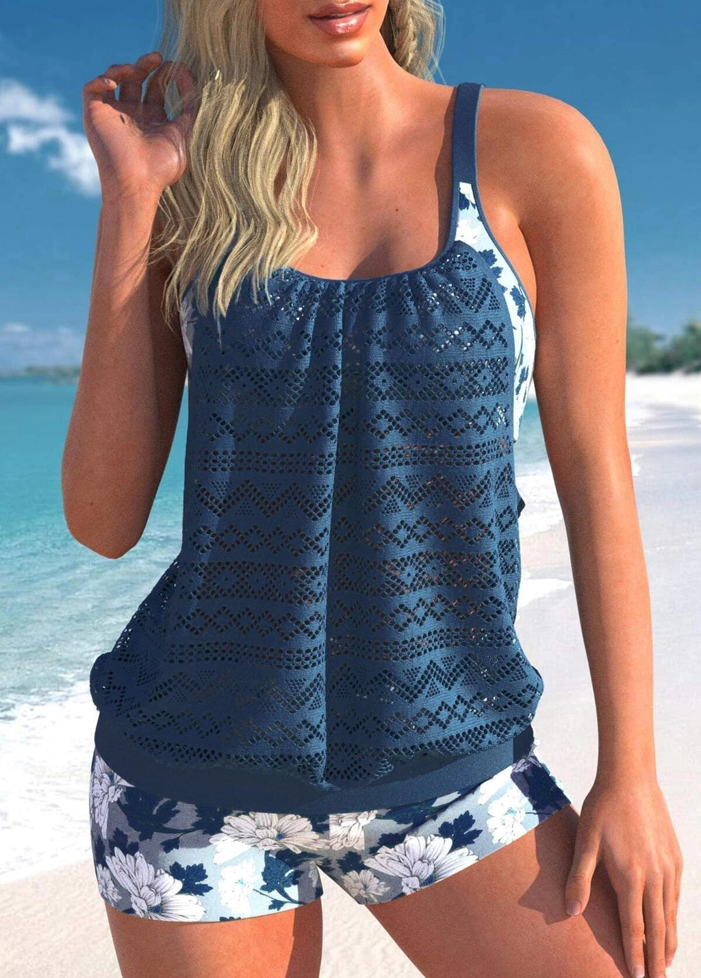 Valenzora | Stylish Tankini Set