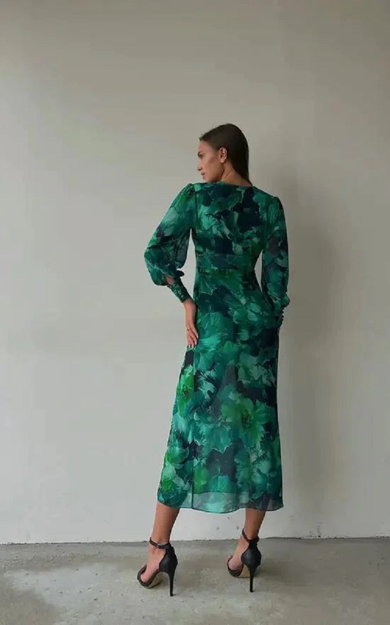 LONG SLEEVE DRESS - Elegant long sleeve dress