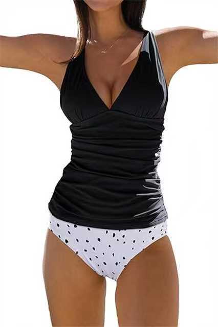 Valenzora | Tankini-Set mit Bauchkontrolle, Haken-Design und Print