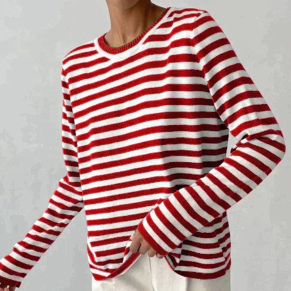 Valenzora | airy, lightweight striped T-shirt