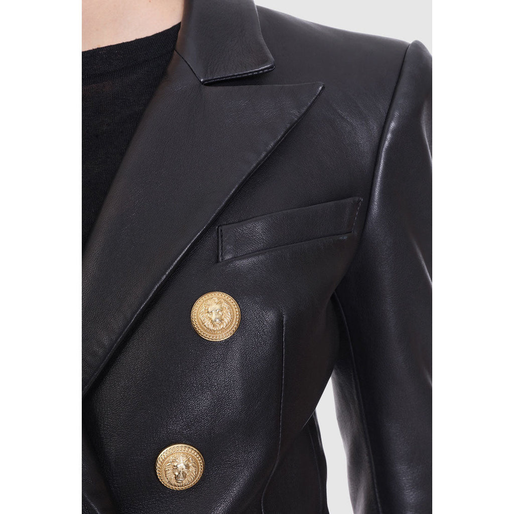 Valenzora | Women's Short Sheepskin Motorcycle Jacket