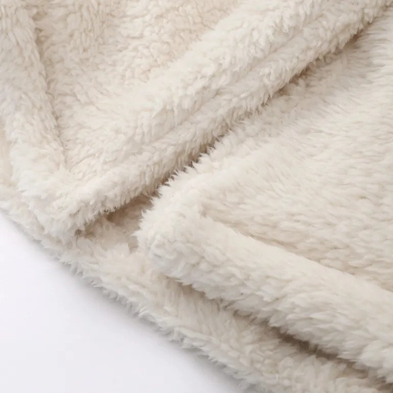 Kunstpelzmantel | Langer Wintermantel für Damen