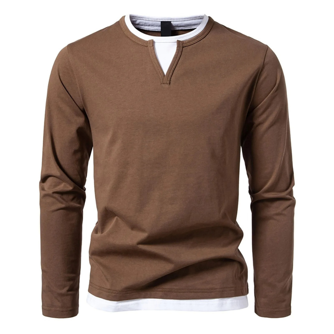 Valenzora | Langärmeliges Baumwoll-T-Shirt
