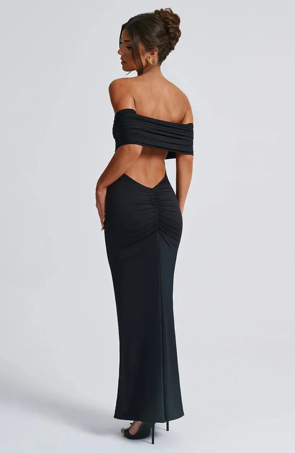 Valenzora | Dress Open Back Bodycon Off Shoulder Dress Elegant Dress