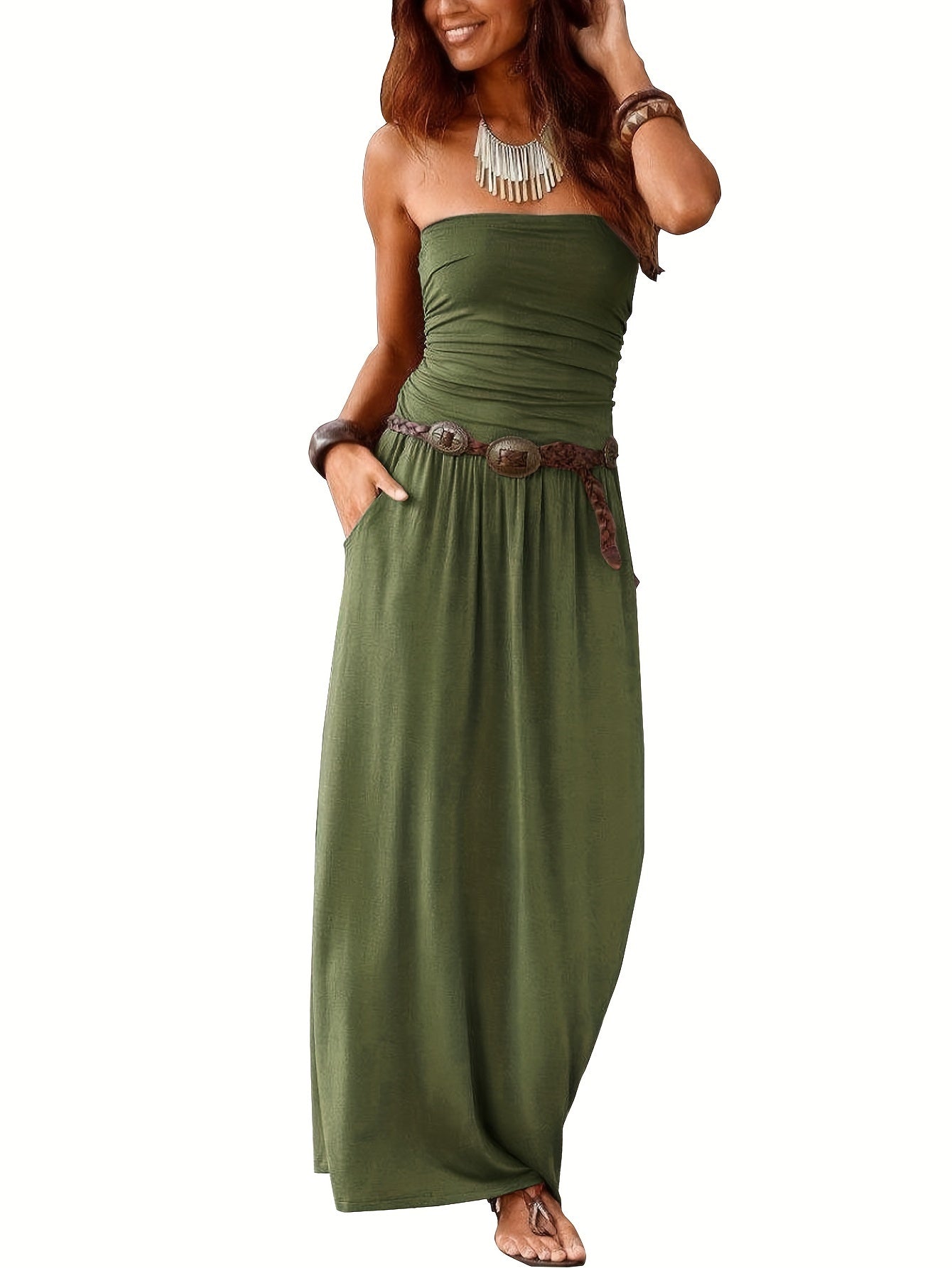 Valenzora | Boho Summer Dress Bustier Dress Tube Dress