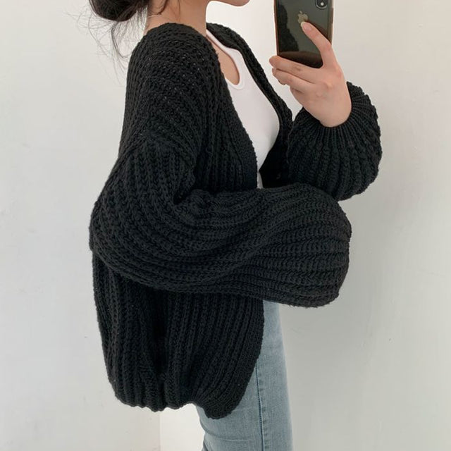 Valenzora – Langarm-Strickjacke