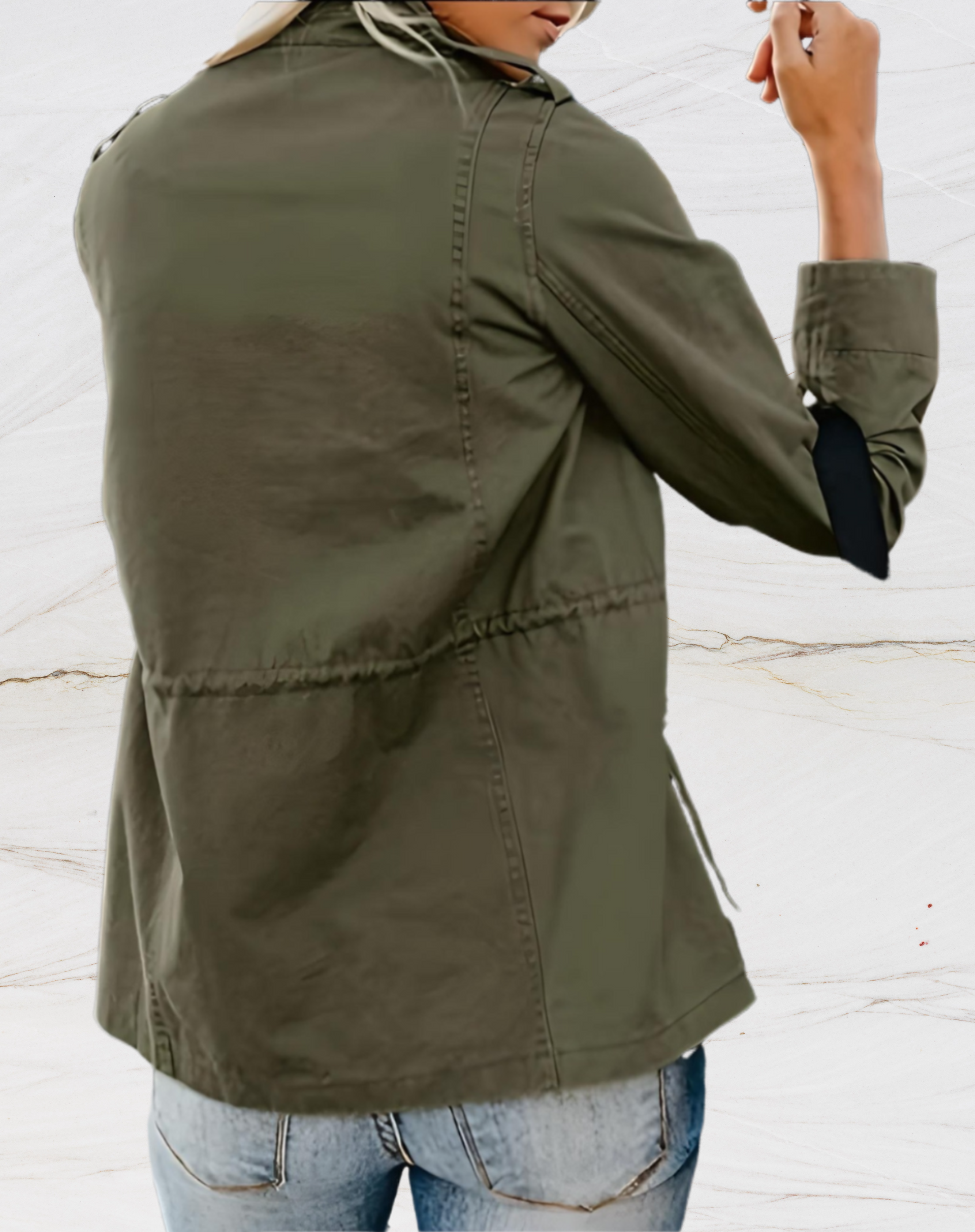 Valenzora | Stylish Zip-Up Utility Jacket