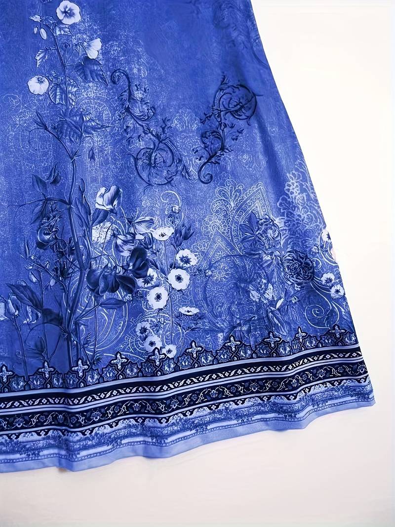 Valenzora | Ärmelloses, weit geschnittenes Boho-Kleid Sommerkleid