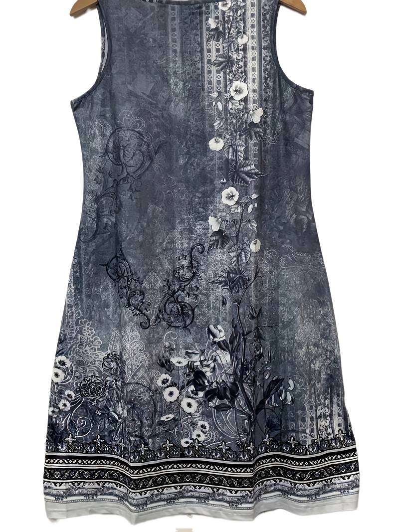 Valenzora | Ärmelloses, weit geschnittenes Boho-Kleid Sommerkleid