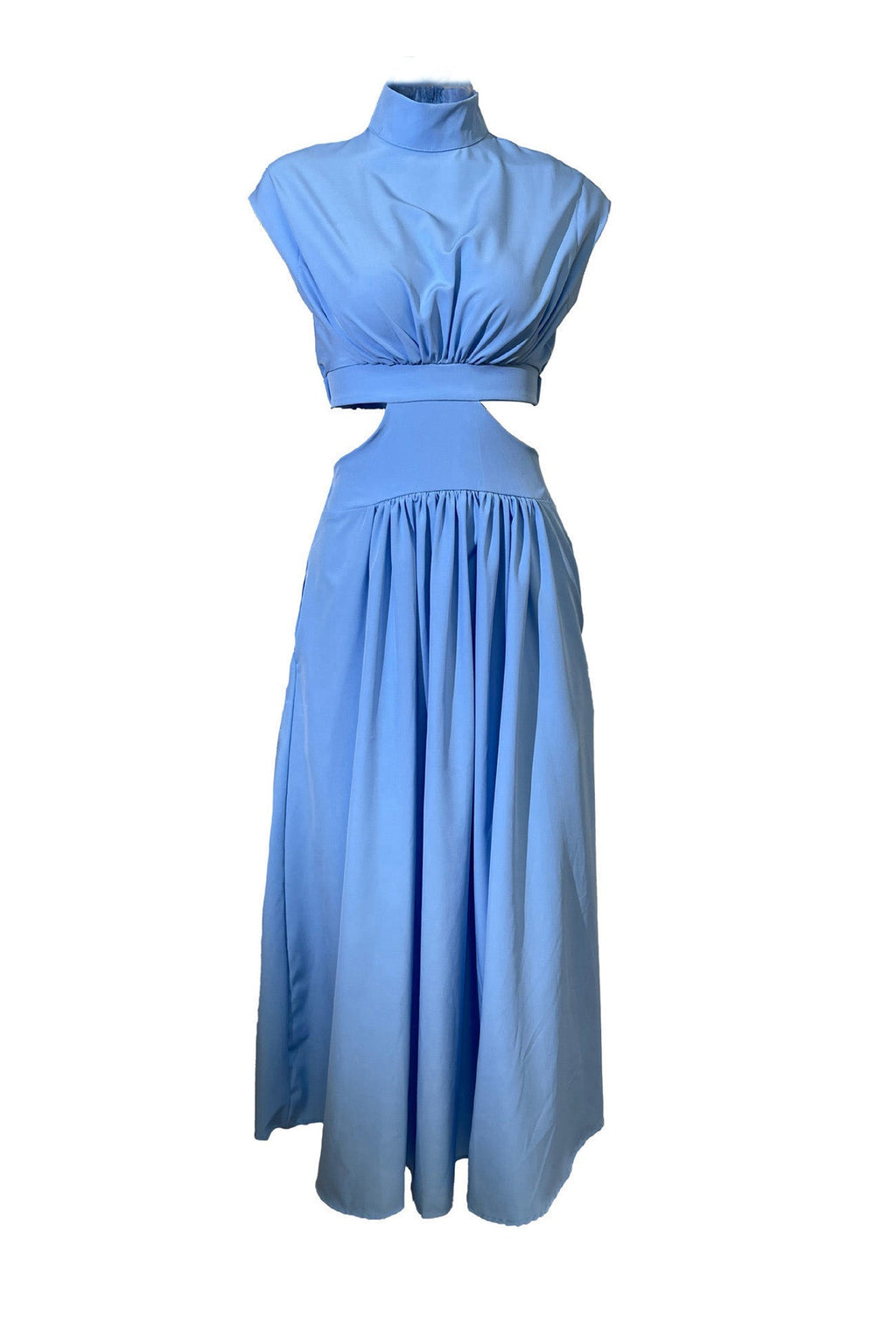Valenzora | Midikleid mit Rollkragen und Cut-Outs