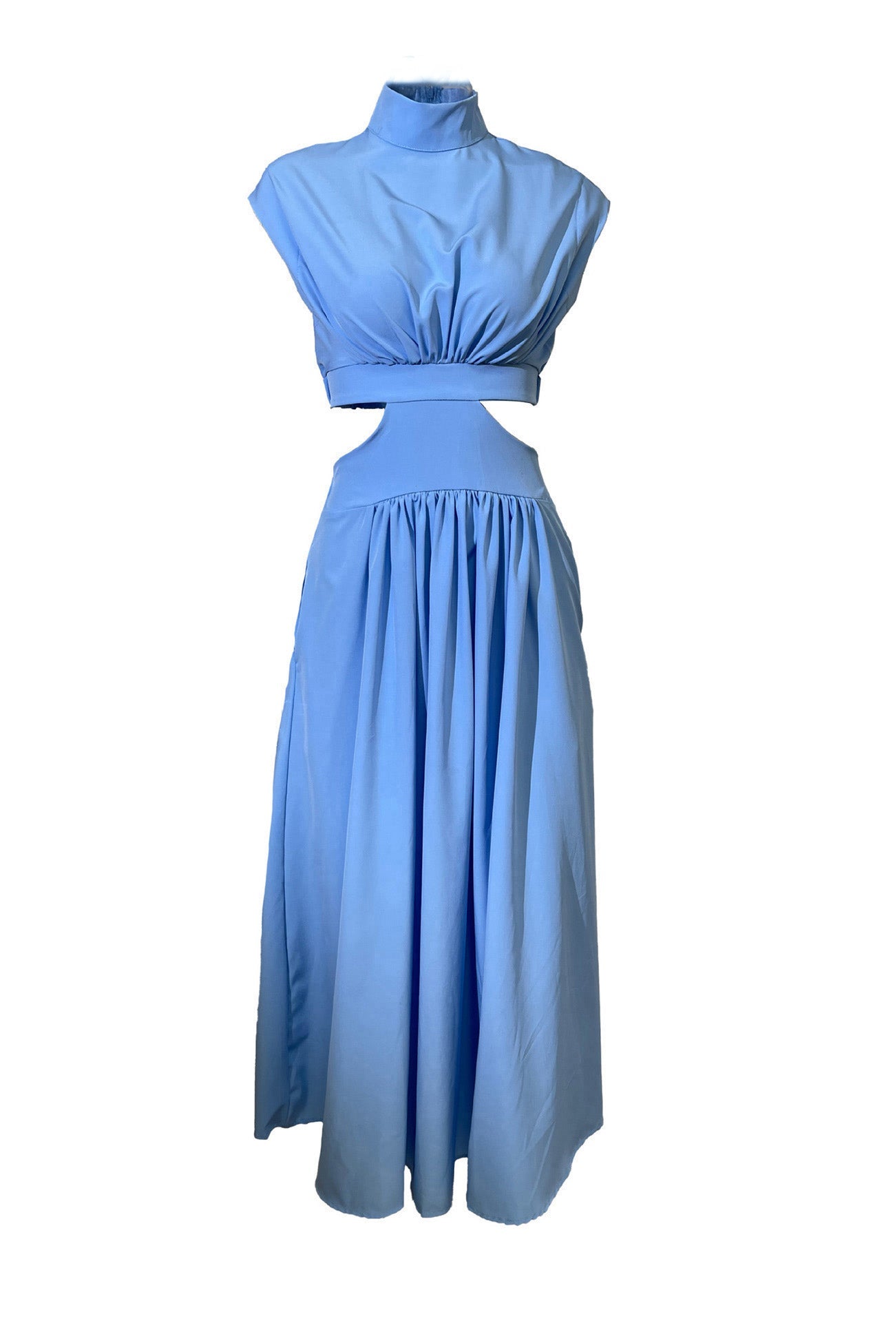 Valenzora | Midikleid mit Rollkragen und Cut-Outs