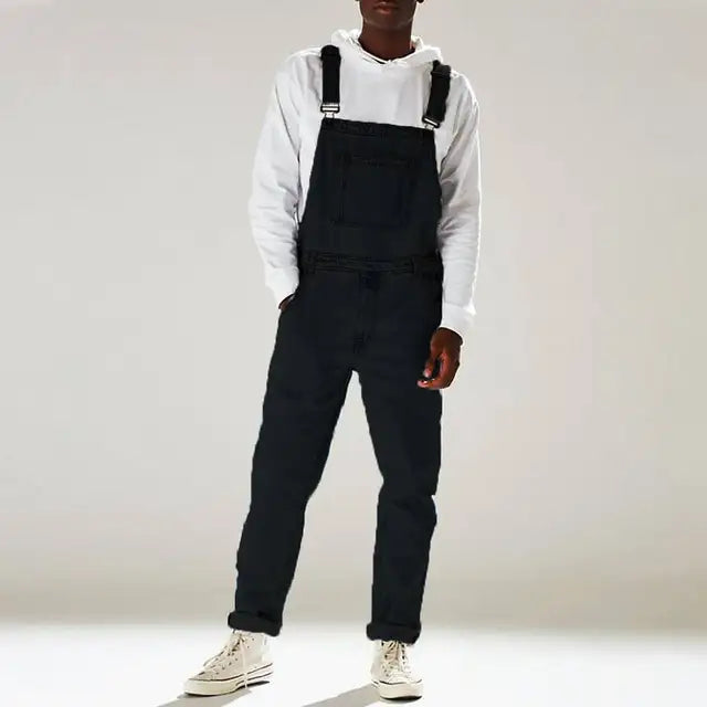 Valenzora | Lässige Jeans-Overalls mit verstellbaren Trägern und Taschen