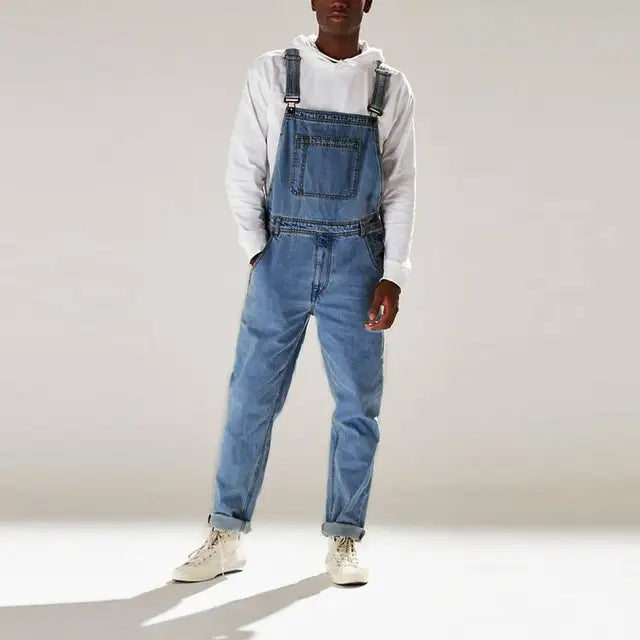 Valenzora | Lässige Jeans-Overalls mit verstellbaren Trägern und Taschen
