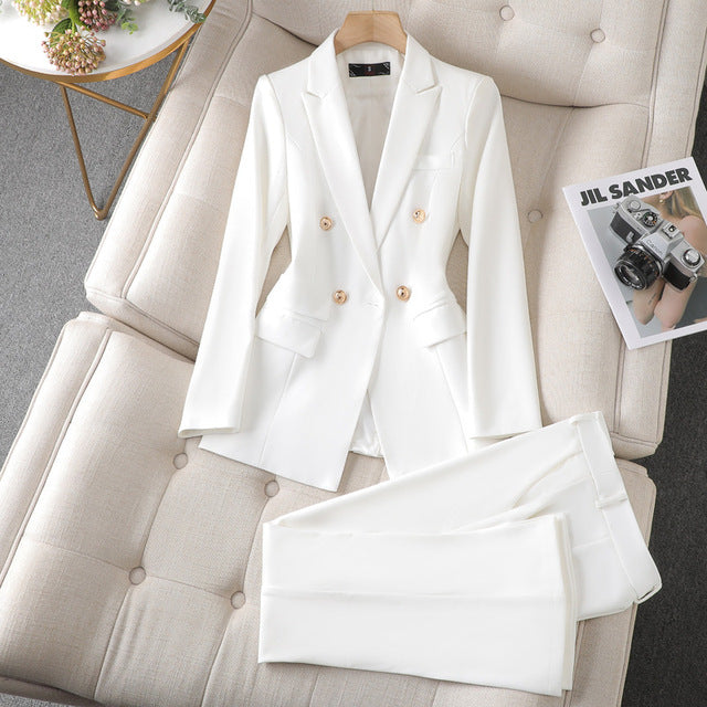 Valenzora | Set with blazer and trousers