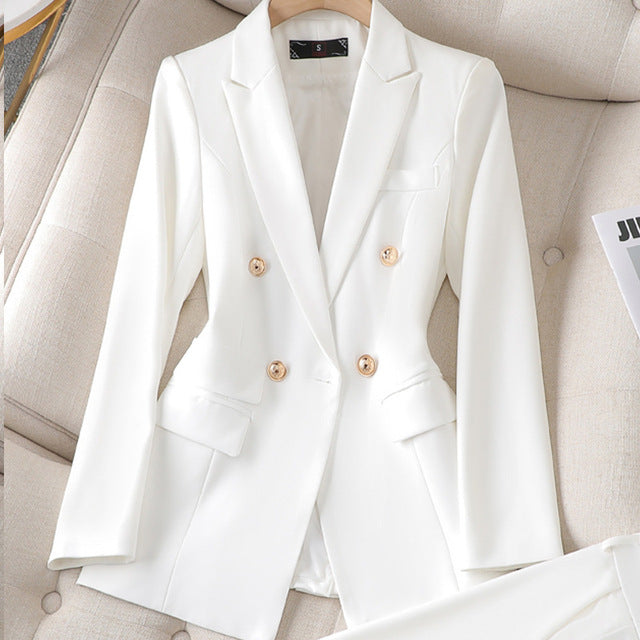 Valenzora | Set with blazer and trousers
