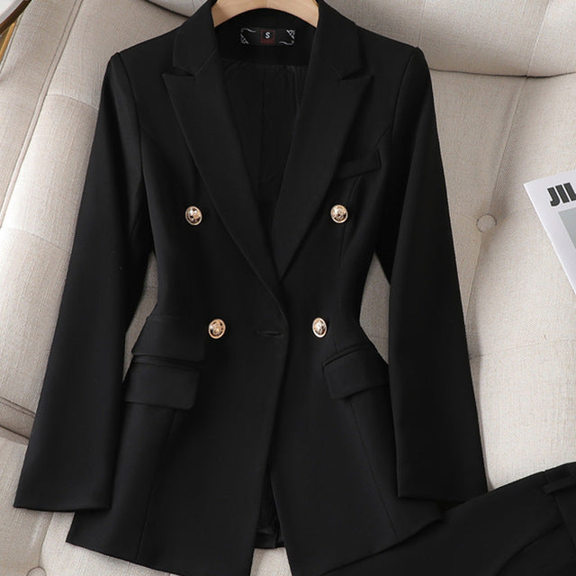 Valenzora | Set with blazer and trousers