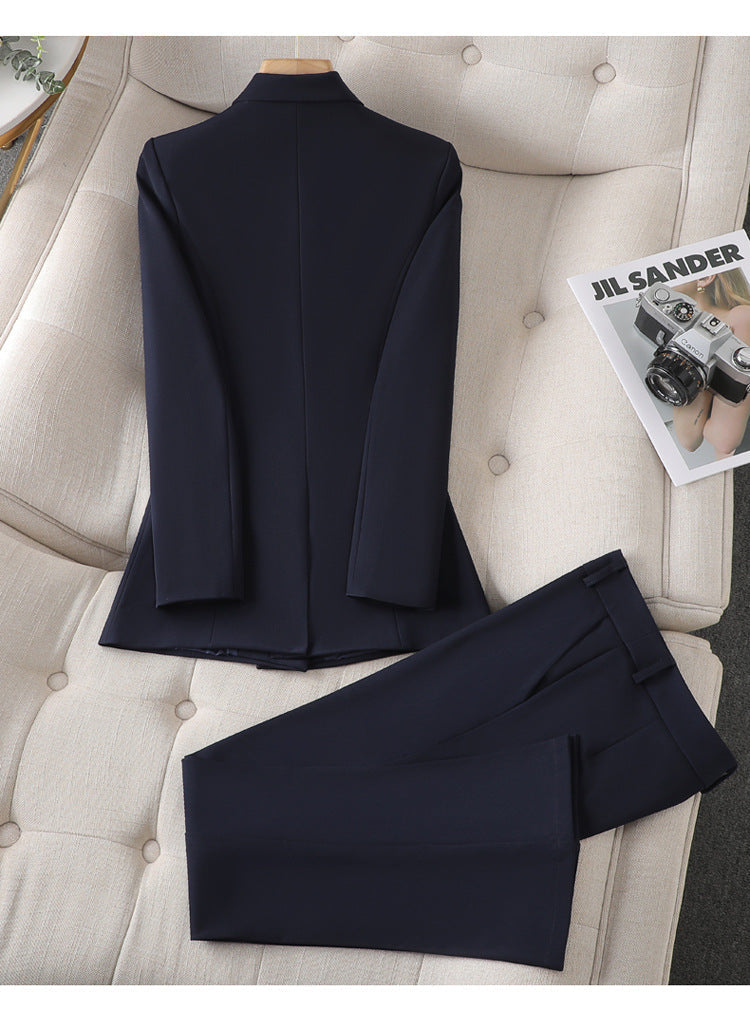 Valenzora | Set with blazer and trousers