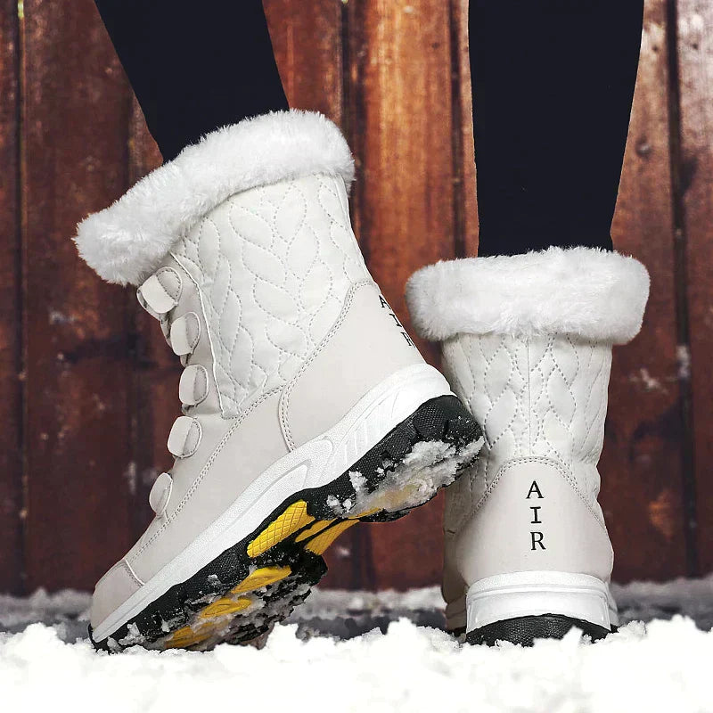 Valenzora | Classic lined winter midi boots for women