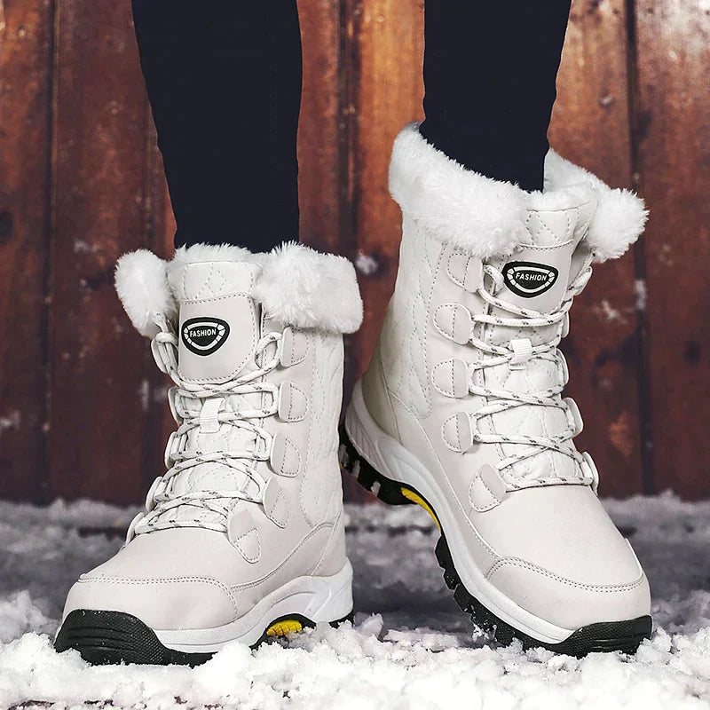 Valenzora | Classic lined winter midi boots for women