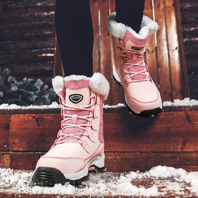Valenzora | Classic lined winter midi boots for women