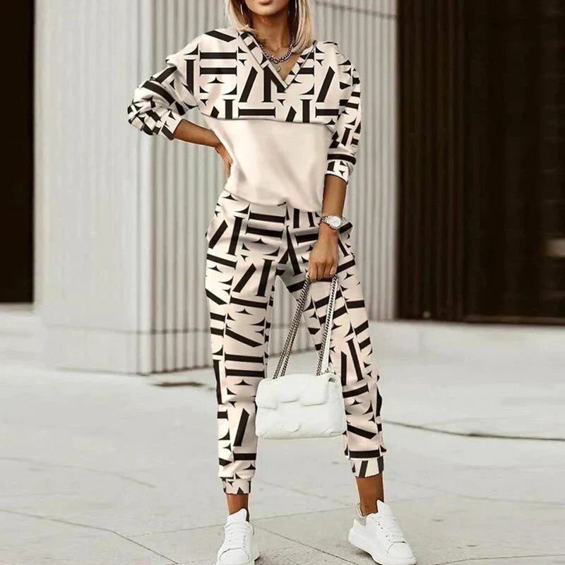 Valenzora | Women's Stylish 2-Piece Jogging Suit Set