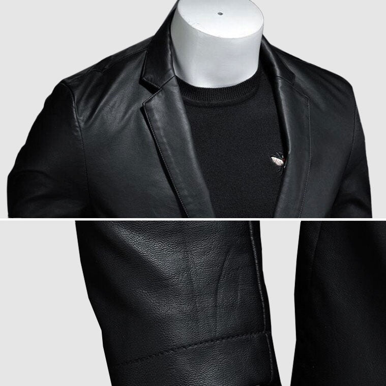 Valenzora | Elegant leather jacket