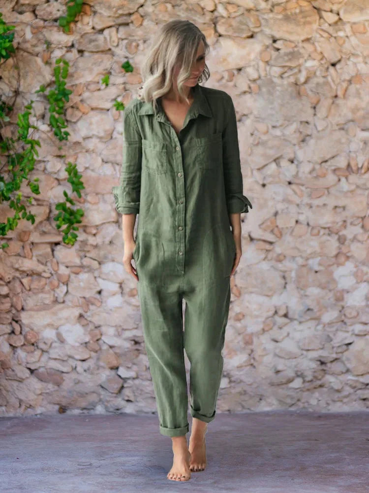 Valenzora | Eleganter Baumwoll-Jumpsuit