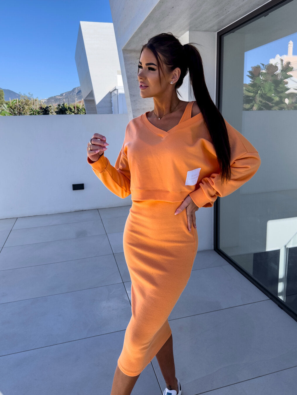 Valenzora | Women's casual dress and sweatshirt