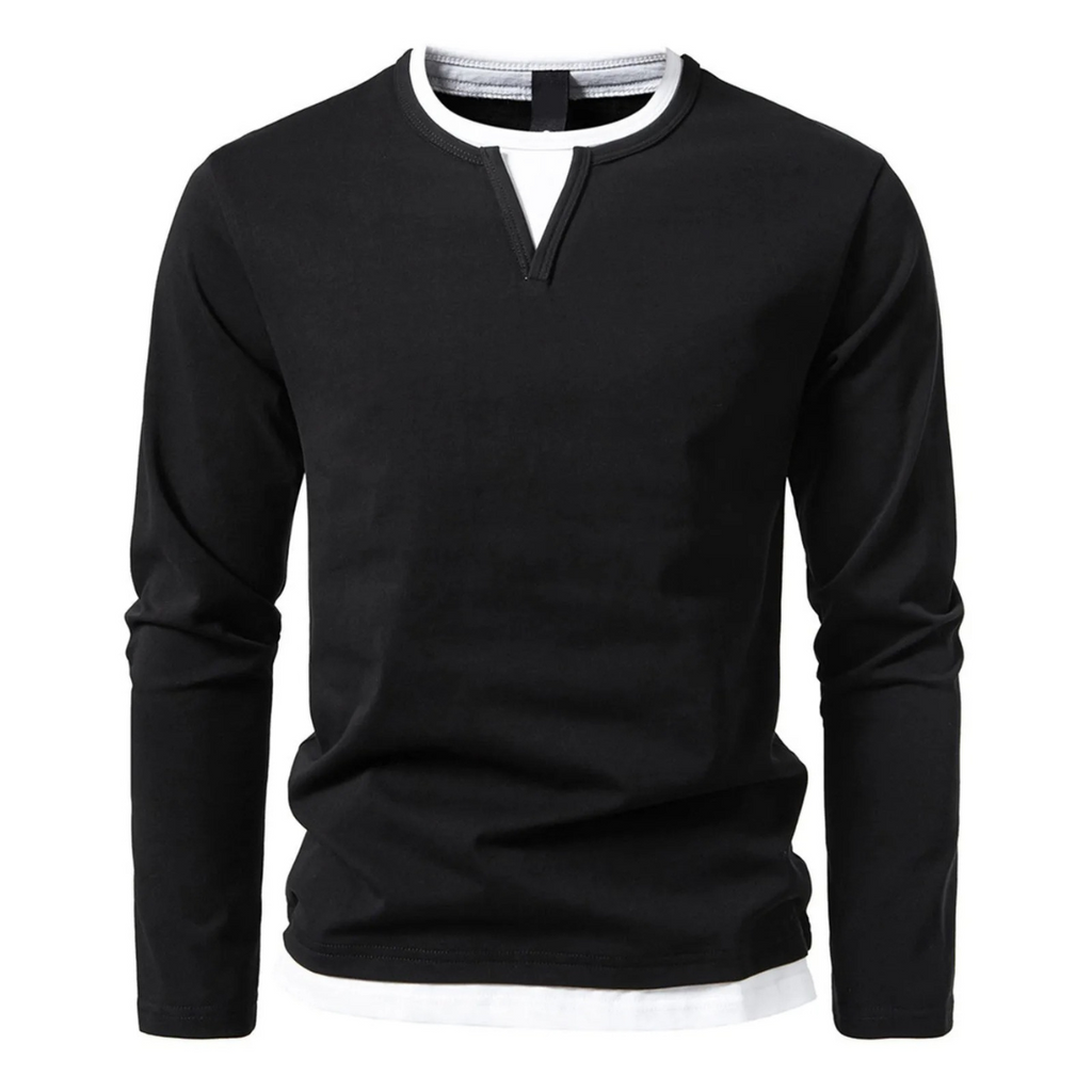 Valenzora | Langärmeliges Baumwoll-T-Shirt