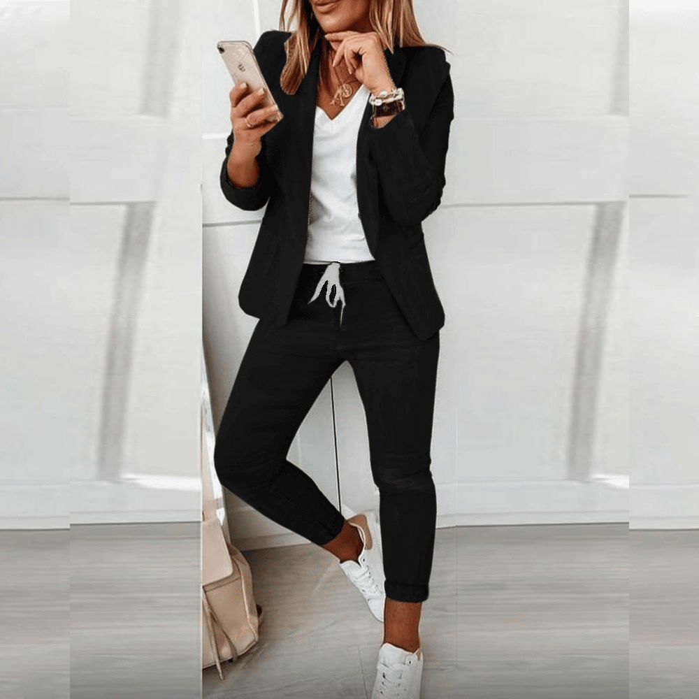 Valenzora | Stylish and comfortable blazer set!