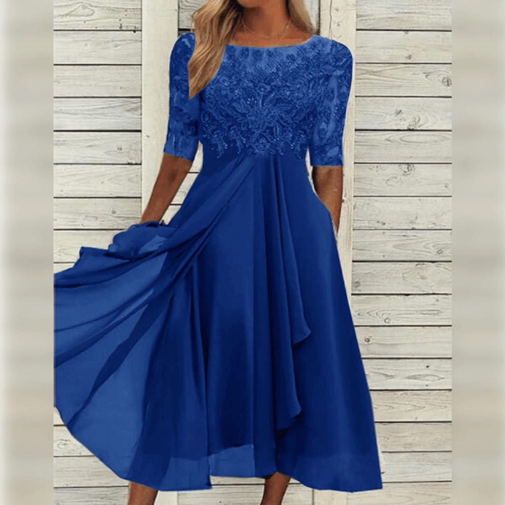 Valenzora | Embroidered lace dress