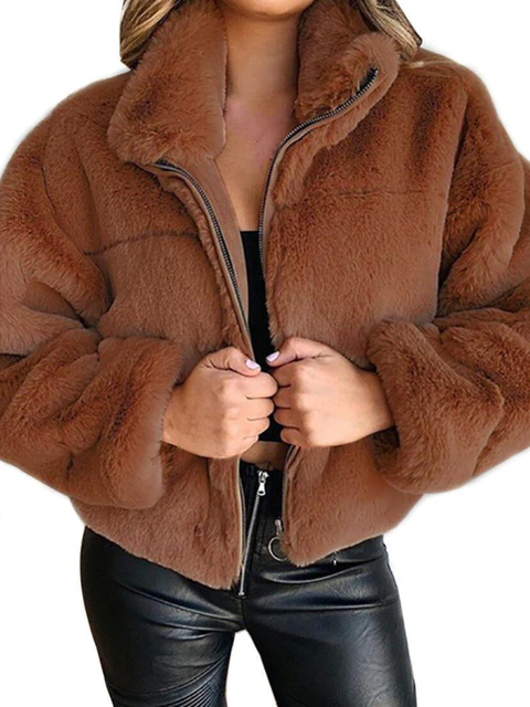 Size plush jacket