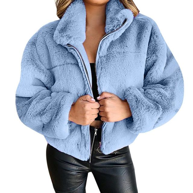 Size plush jacket