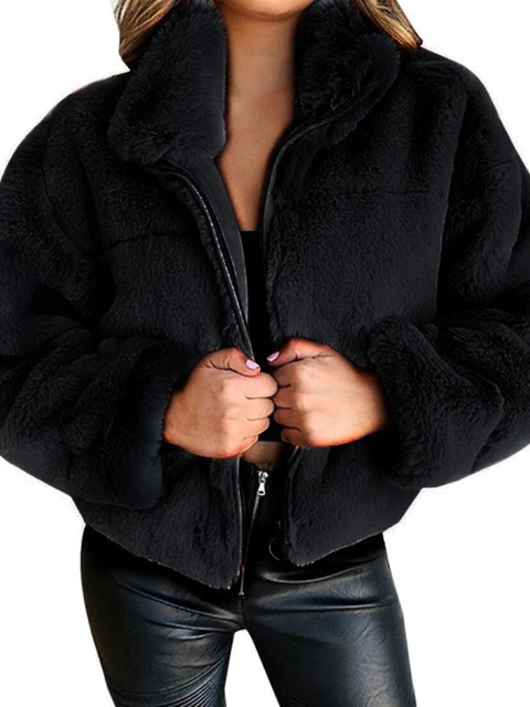 Size plush jacket