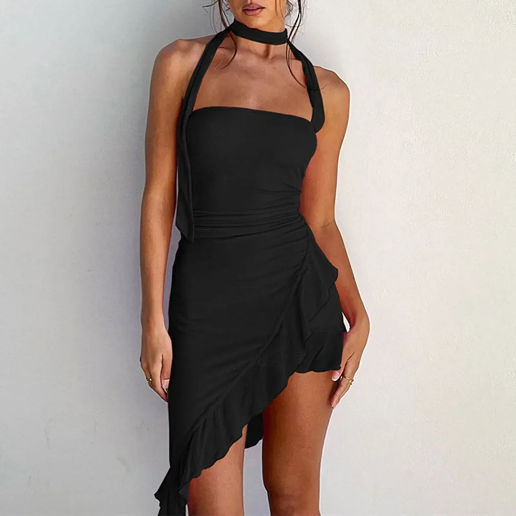 Sophia™ - Elegant halterneck dress