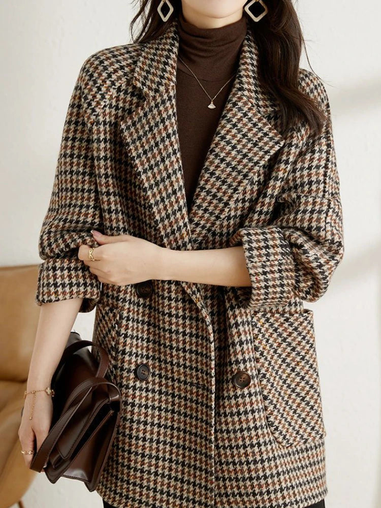 Valenzora | Karierter Blazer für Damen