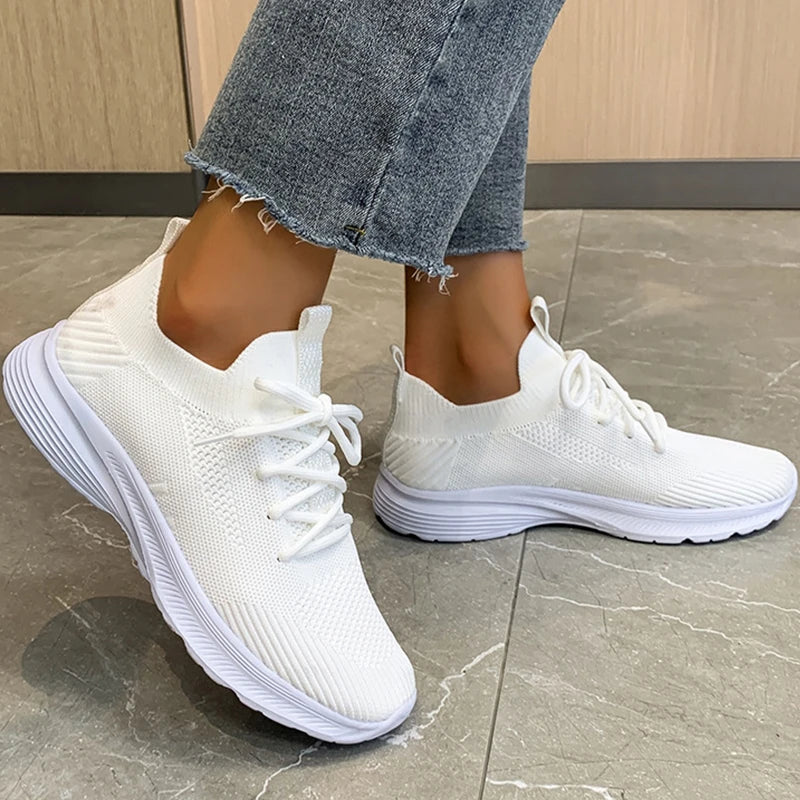 Valenzora | atmungsaktive Sneaker für Damen in Grau