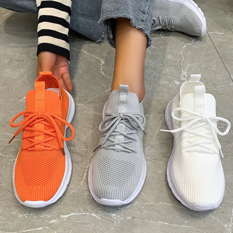 Valenzora | atmungsaktive Sneaker für Damen in Grau