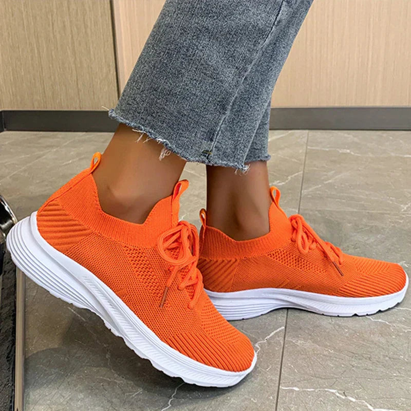 Valenzora | atmungsaktive Sneaker für Damen in Grau