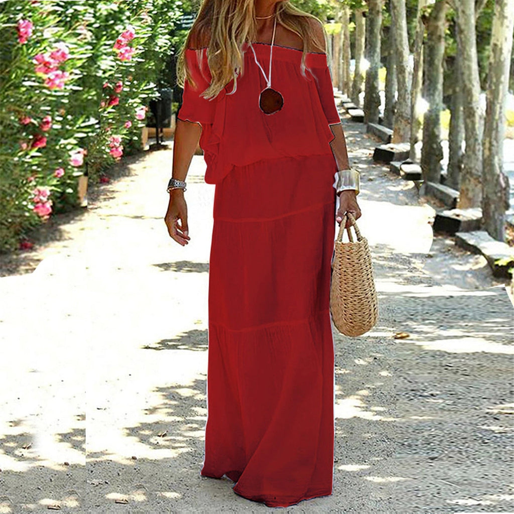 Valenzora | Off-the-shoulder summer dress for women
