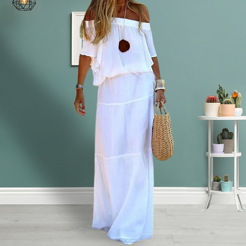 Valenzora | Off-the-shoulder summer dress for women