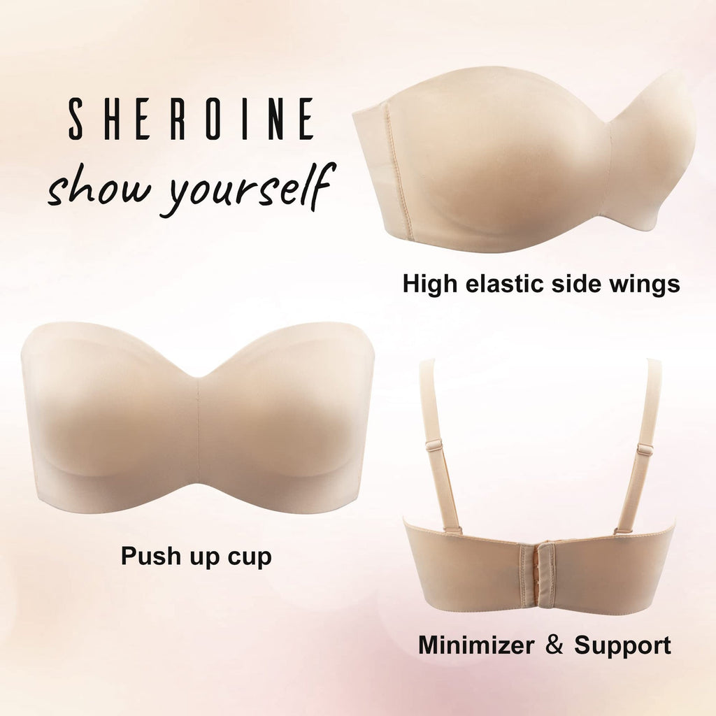 Bra with removable straps