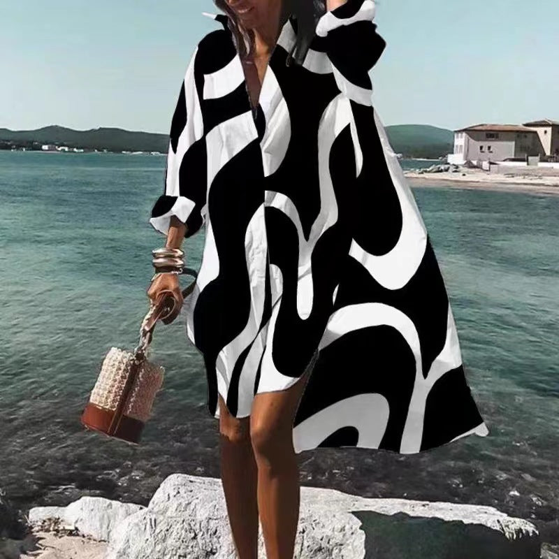 Women's V-neck dress