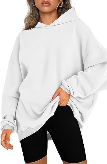 Damen-Oversize-Hoodie mit Seitenschlitzen, Größe
