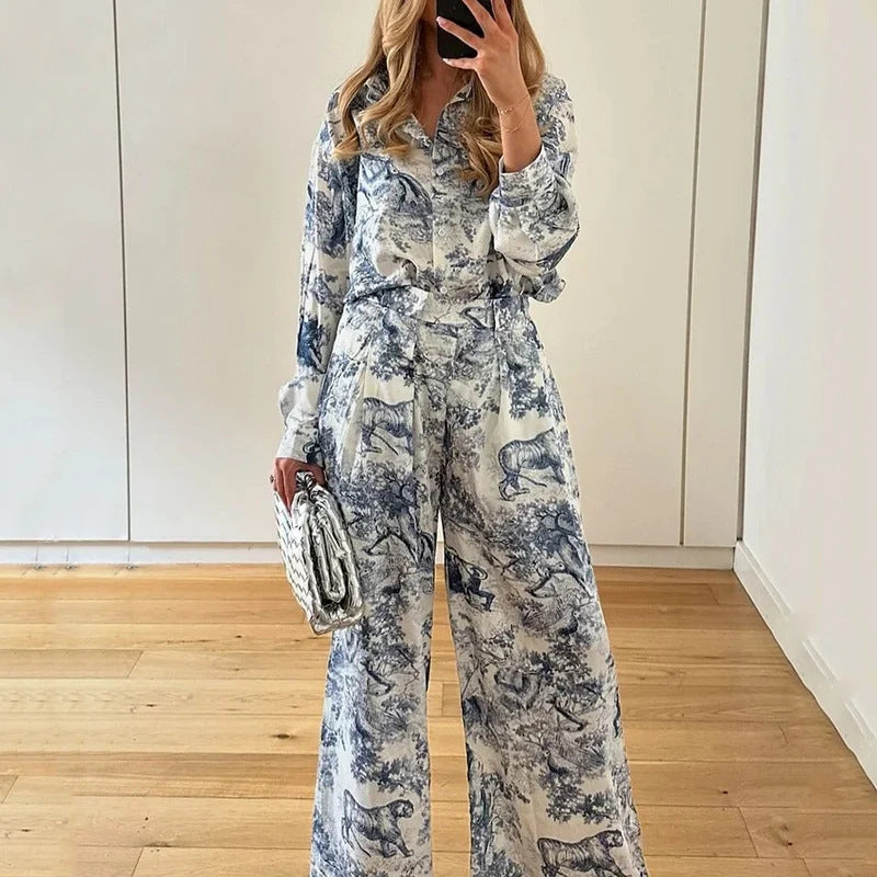 Damen-Jumpsuit mit Blumenmustern und eleganter Passform, Größe