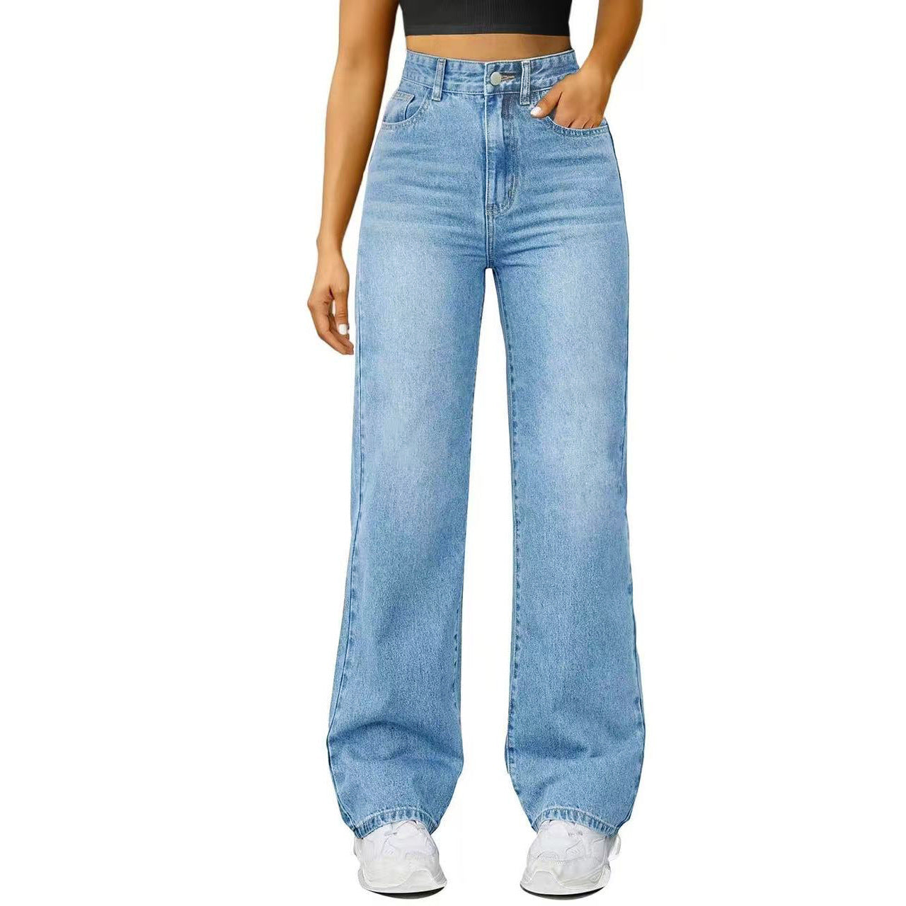 Valenzora | Loose Fit Jeans mit Sternen